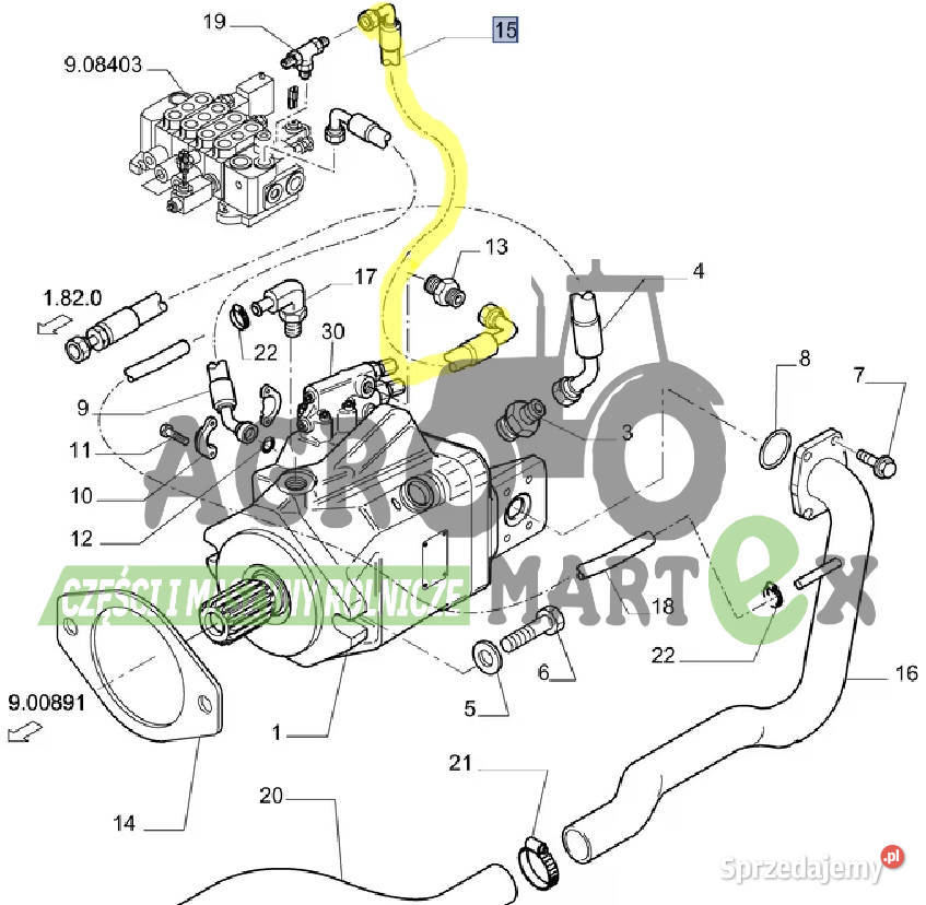 87739144 87560674 WĄŻ CNH Wichrów