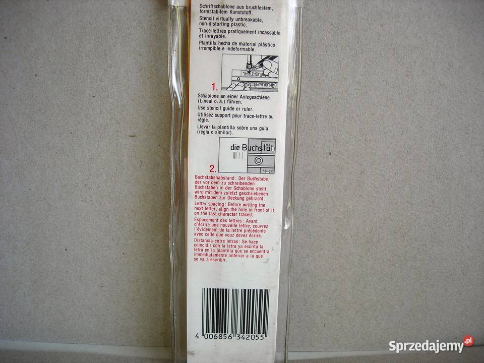 Szablon pisma technicznego Rotring 25 mm nowy Pozostałe łódzkie Bełchatów