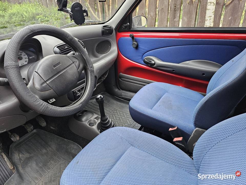 Fiat Seicento 09 benzyna gaz zadbany garażowany Rok produkcji 1999 Sobolew