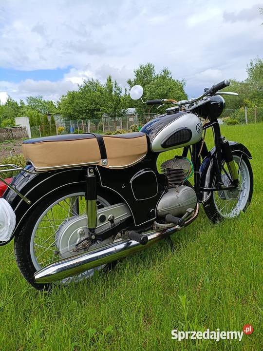 Motocykl SHL czarny Włodawa