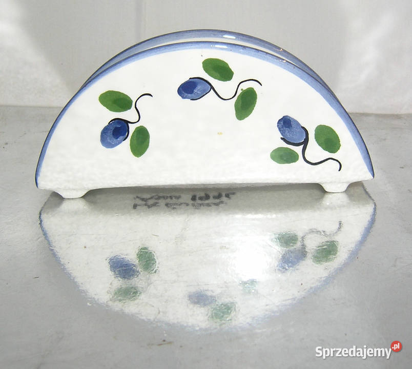 serwetnik ceramiczny ręcznie malowanyMD Bartków sprzedam