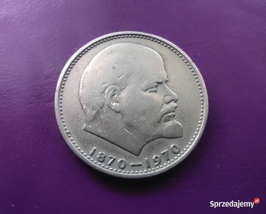 Moneta ZSRR 1 RUBEL 1970 Lenin Ładna Pruszków