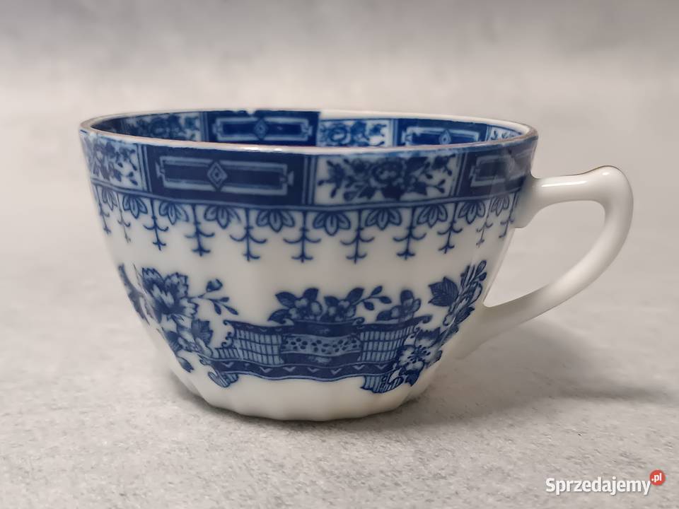 Kolekcjonerska Porcelana Blau Filiżanka Trio podlaskie Augustów