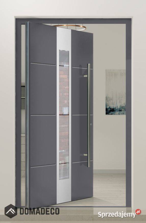 PIVOT W322 aluminiowe drzwi zewnętrzne obrotowe Warszawa