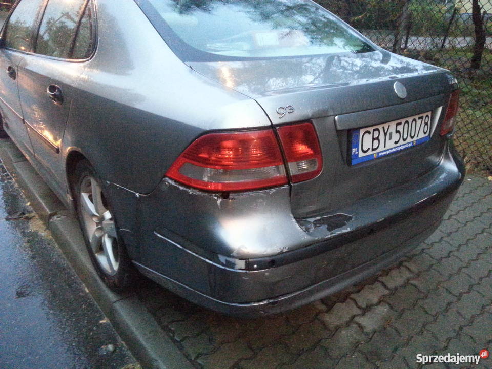 Saab 93 22DiT 20042005 r zderzak tył Mińsk Mazowiecki sprzedam