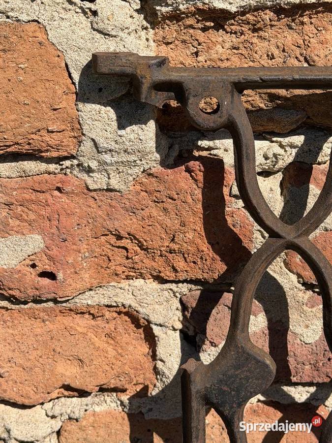 STARA ŻELIWNA NOGA PODSTAWA MASZYNY DO SZYCIA Antyki Bielawa