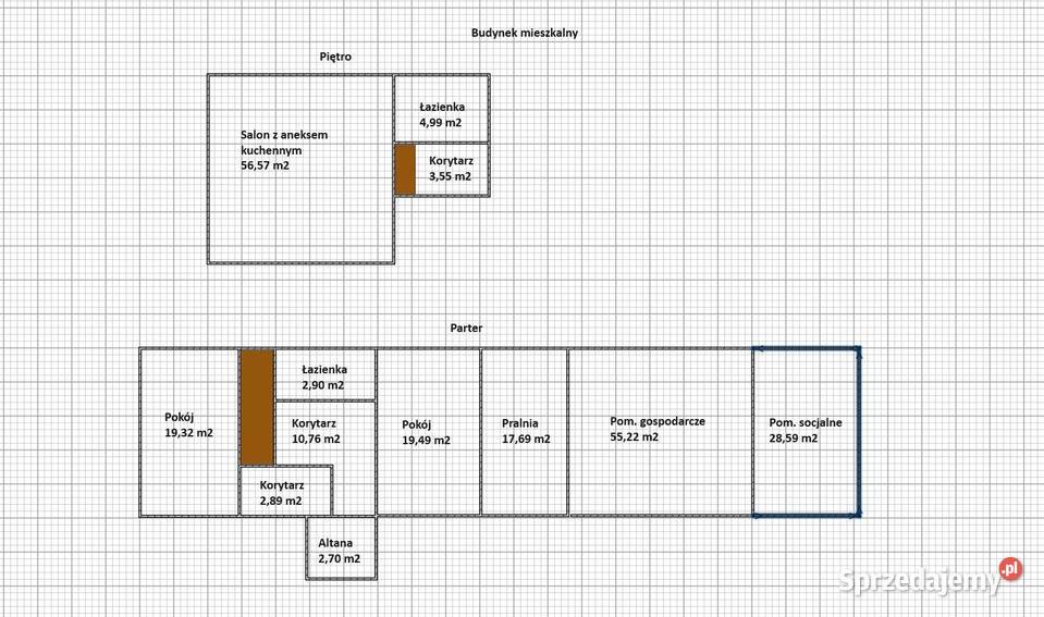 Budynek produkcyjno magazynowy mieszkalny Zofia sprzedam