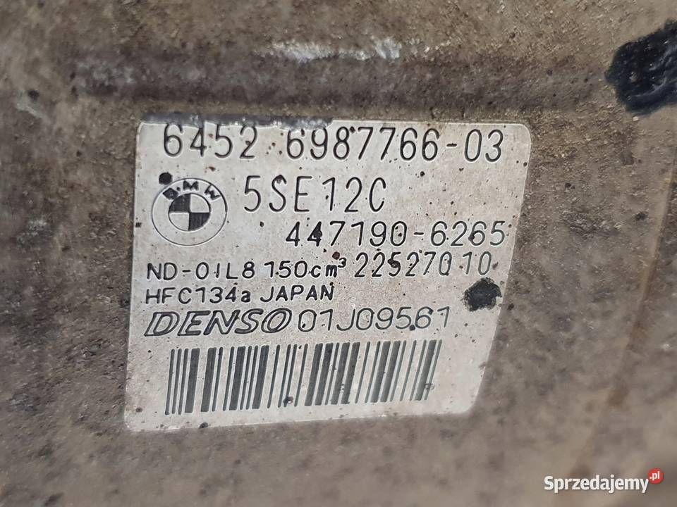 SPRĘŻARKA KLIMATYZACJI BMW E87 E90 E91 20 D Chełm