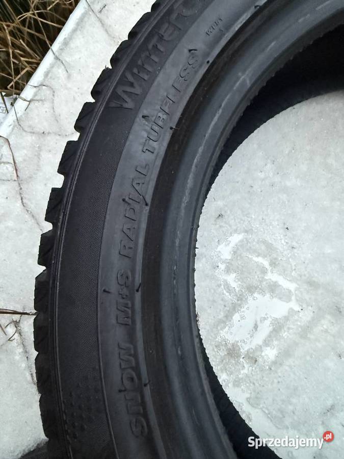 Opony zimowe prawie nowe 4 Police