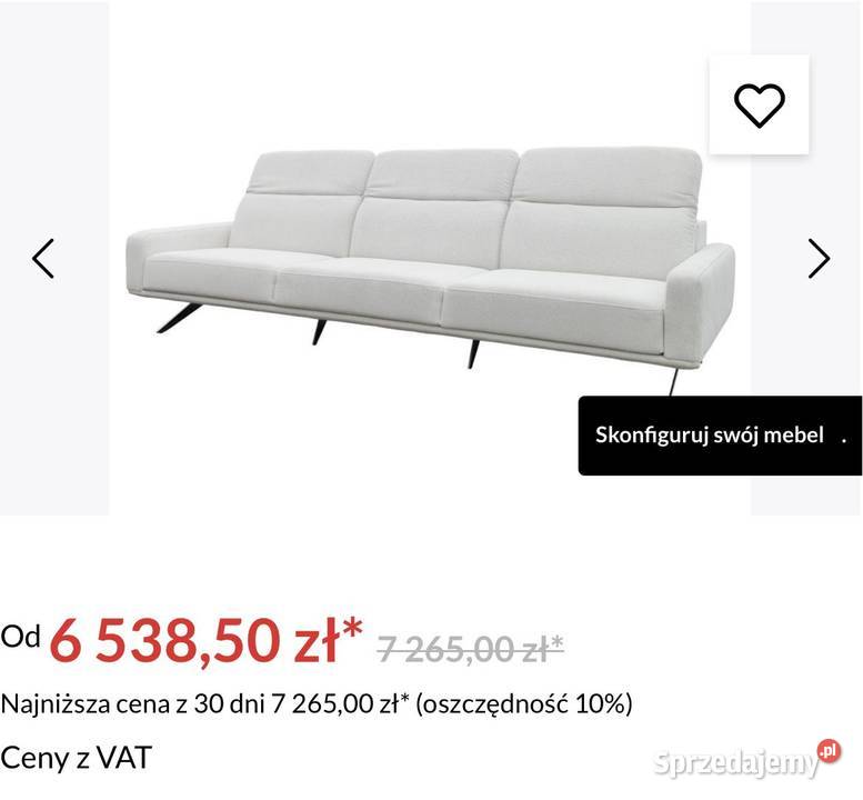 SOFA Lucrezia 35N kanapa z regulowanymi Konarzewo
