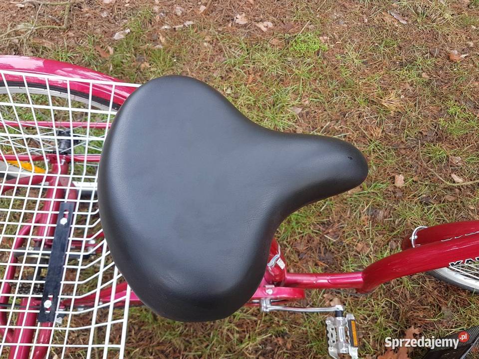 Rower trójkowłowy Kamrad II używany czerwony Łask sprzedam