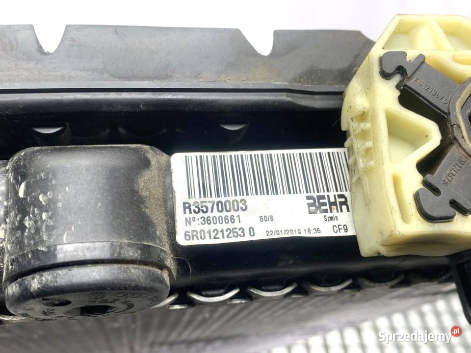 CHŁODNICA WODY SKODA FABIA III 10 60 6R0121253