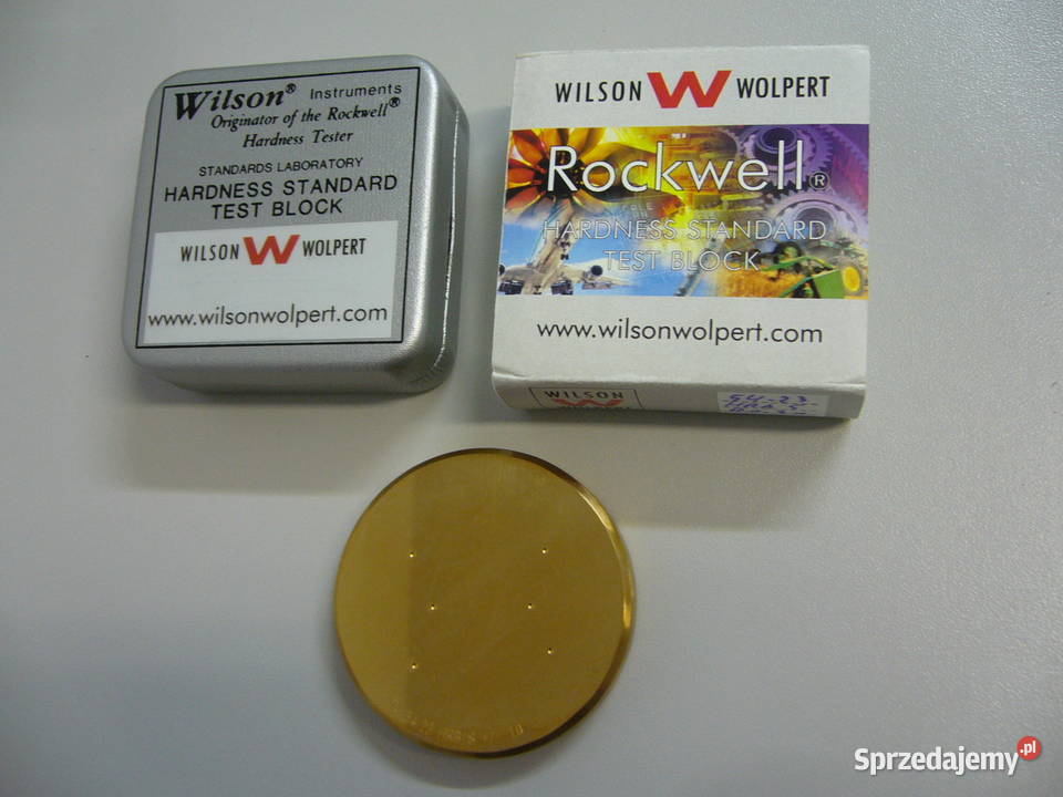 Wzorce twardości Rockwell HRB mazowieckie Warszawa