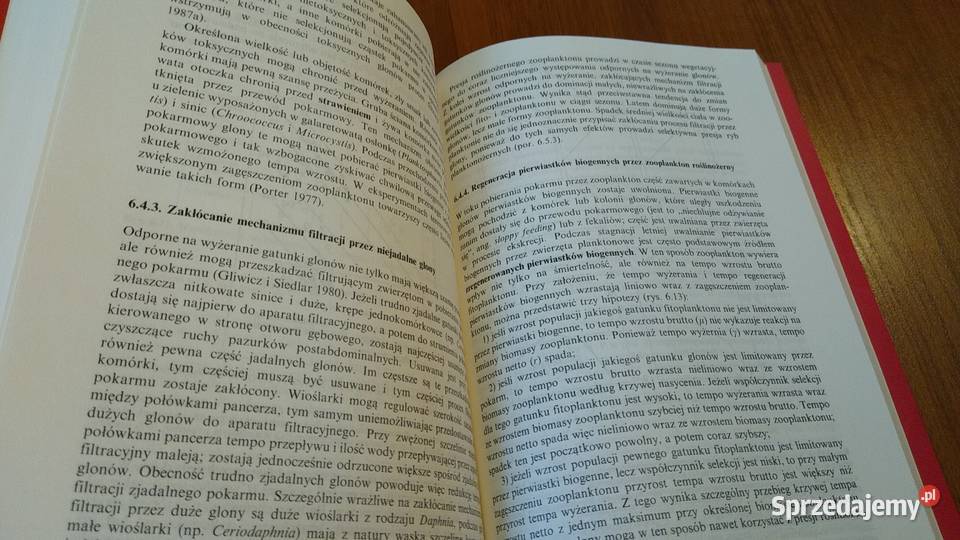 Ekologia wód śródlądowych Winfried Lampert pomorskie