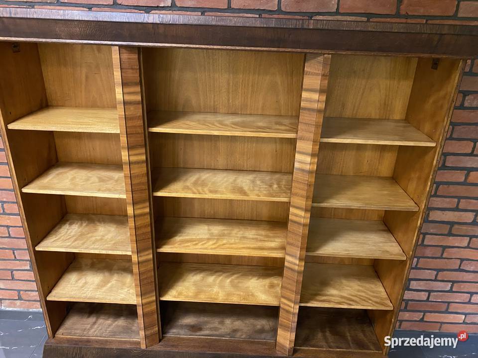 Szafa gabinetowa dębowa renowacji Września