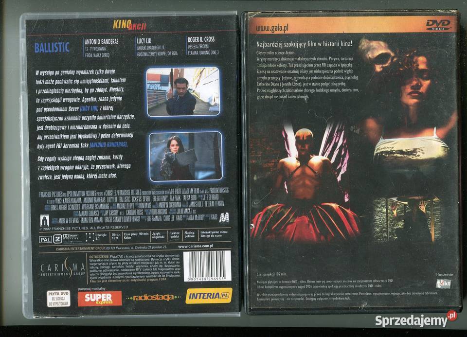 Ballistic Cela 2 filmy DVD DVD zachodniopomorskie Szczecin
