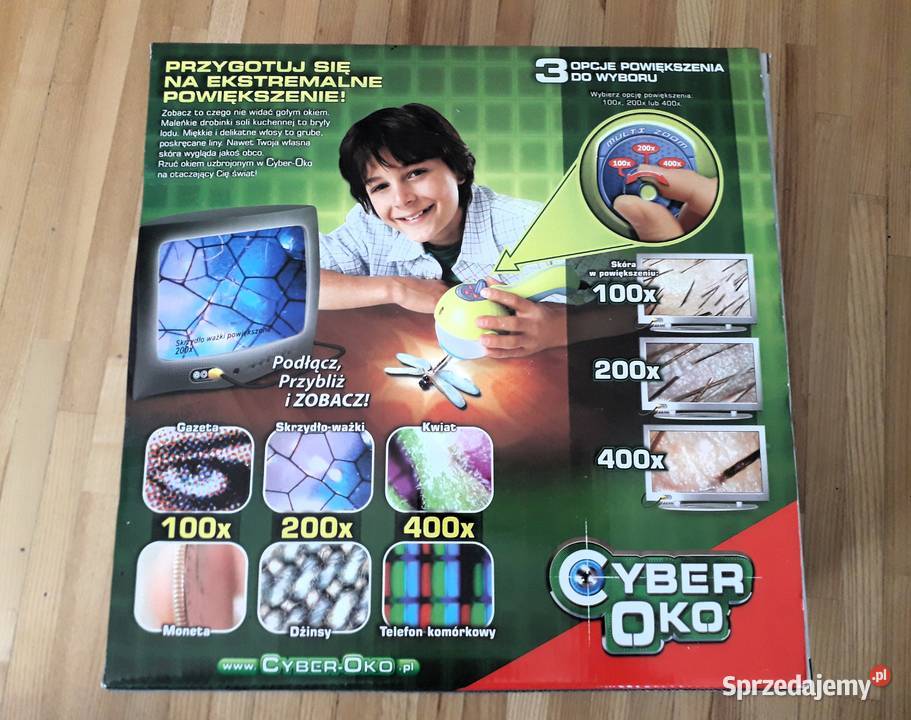 Elektroniczny mikroskop dzieci Cyber Oko mazowieckie sprzedam