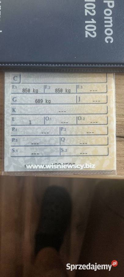 Sprzedam przyczepę kempingową zarejestrowaną Kempingowe Radomsko sprzedam