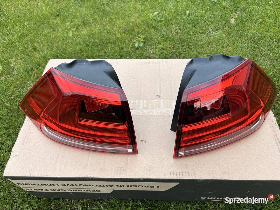Oryginalne tylne lampy VW Golf 7 HELLA komplet mazowieckie Mińsk Mazowiecki
