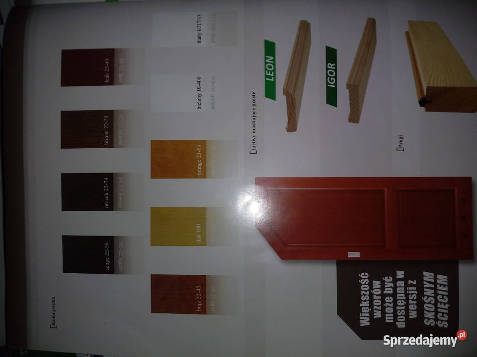 Drzwi drewniane sosnowe Schody Kartuzy