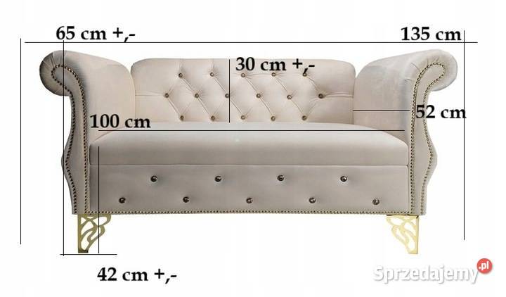 Sofa do poczekalni dwuosobowa 100 kolorów Warszawa