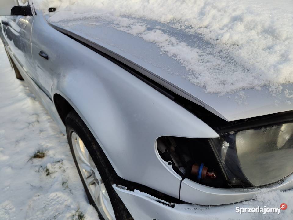 Bmw e46 sedan Lift błotnik przedni prawy srebrny Aleksandrów Łódzki