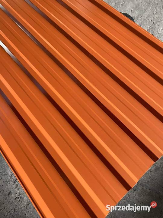 Blacha trapezowa T18 kolor CEGLASTY RAL 8004 mazowieckie Lipsko