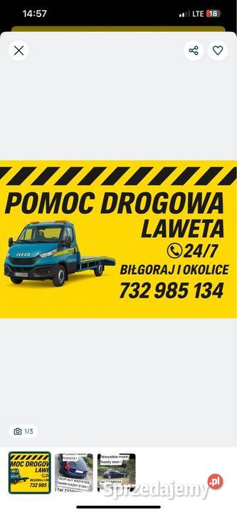 Pomoc Drogowa Zwierzyniec Laweta Zwierzyniec lubelskie