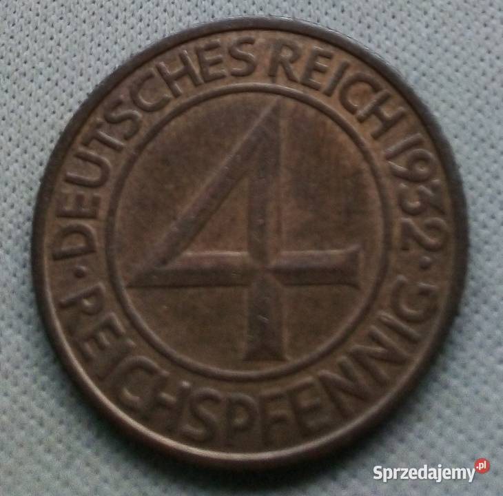 NIEMCY4 REICHSPFENNIG1923 rABRĄZ Numizmatyka Legionowo