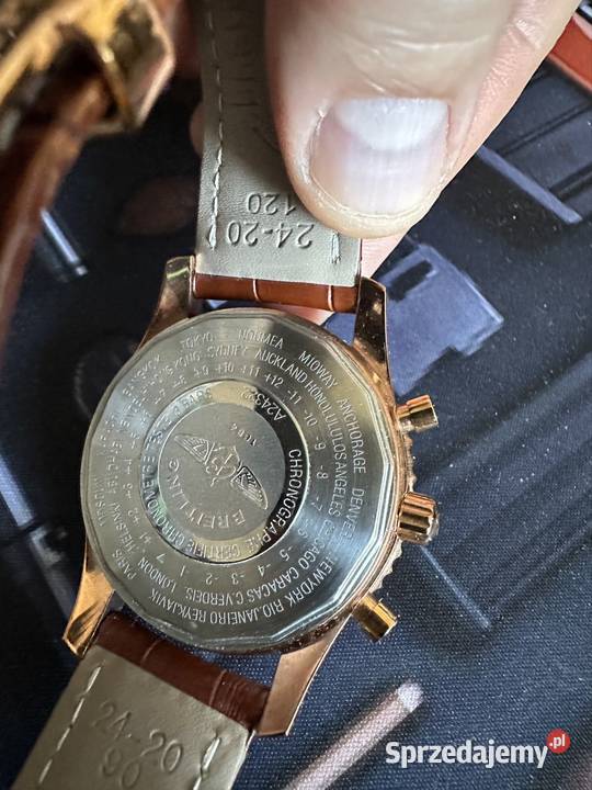Breitling navitimer rose gold 46 mm citizen mazowieckie Płock