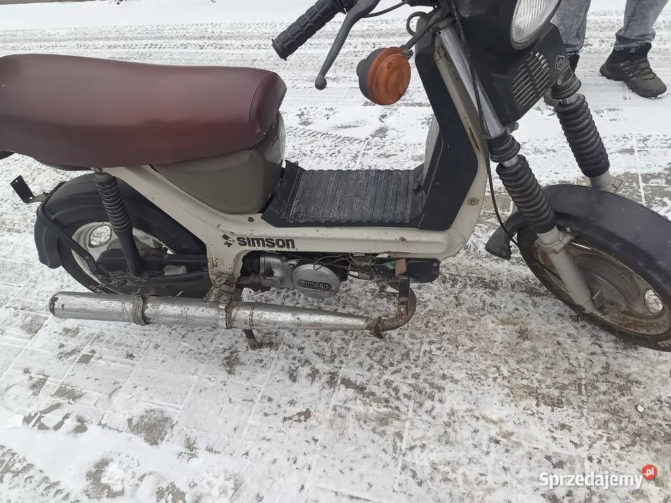 Simson skuter SR50 zarejestrowany ubezpieczony Zduńska Wola