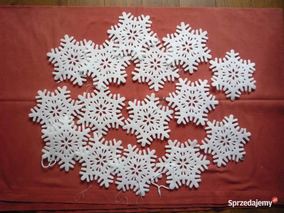 15 sztuk gwiazdki śnieżynki piankowe Trwała biały Szczecin