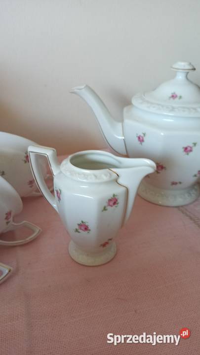 Dzbanek do herbaty Rosenthal Maria Różyczki Gdańsk