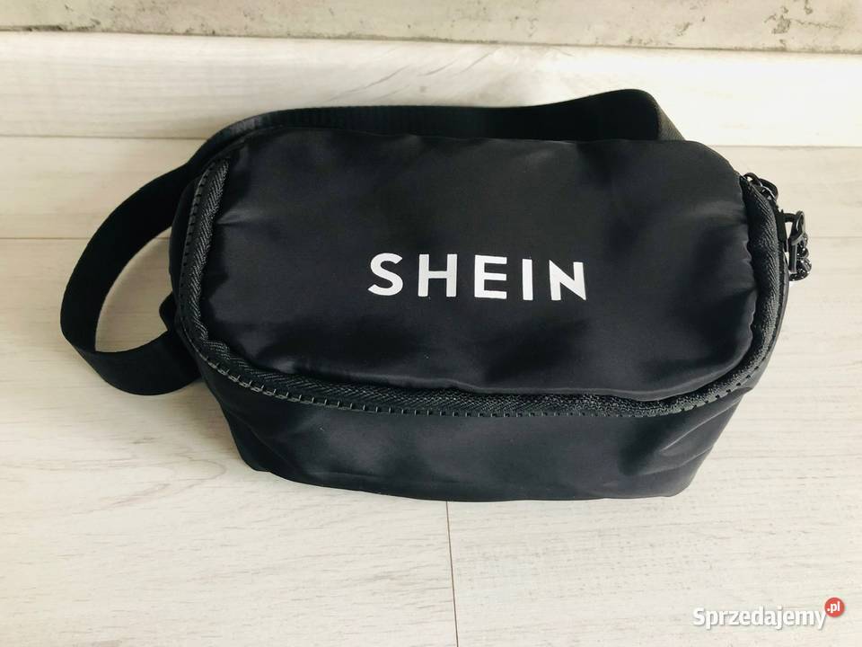 NOWA czarna nerka kosmetyczka z paskiem Łódź