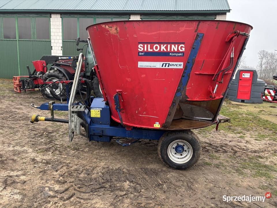 Paszowoz Siloking 8 m3 Jedwabne