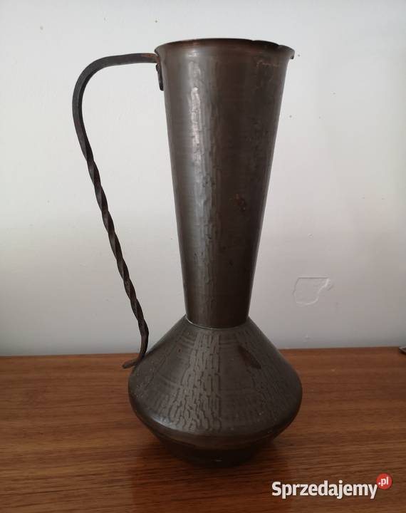 Dzban miedziany vintage lata 70 te Toruń