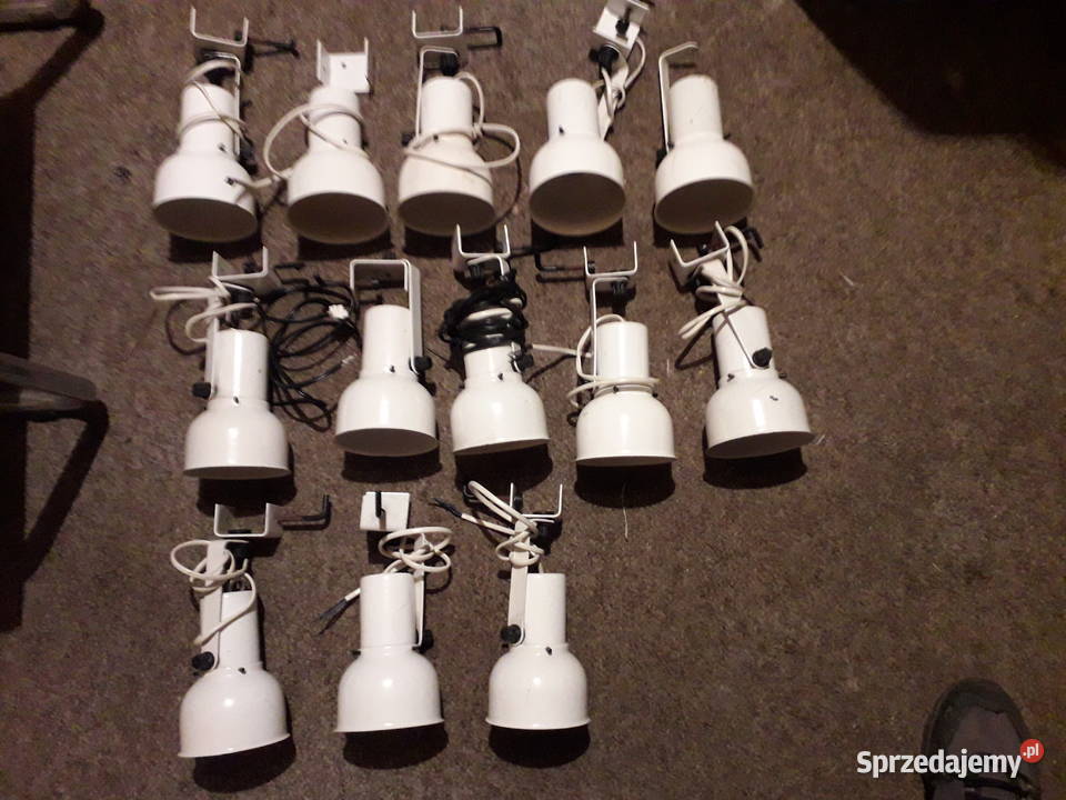 Reflektorek blaszany biały ruchomy uchwyt Kraków sprzedam