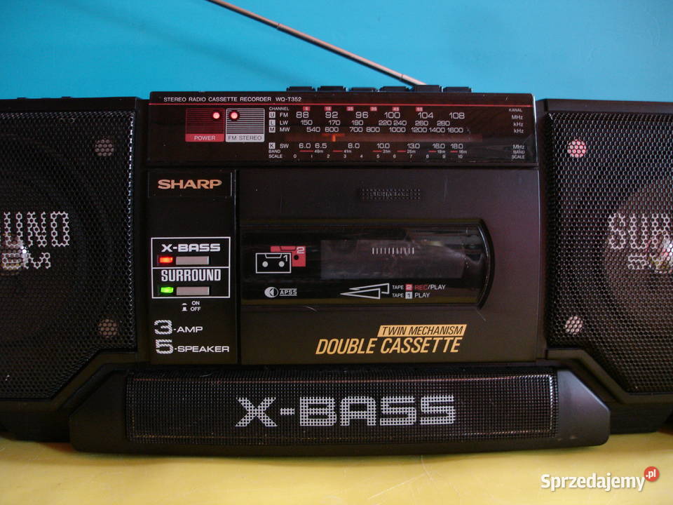 Radiomagnetofon SHARP WQT352H Zielona Góra