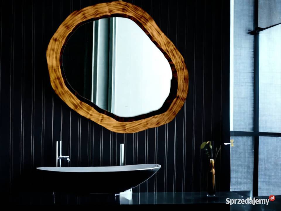 Designerska łazienka lustra nowoczesne drewniane Rzeszów