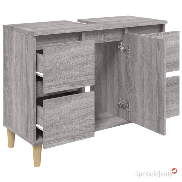 Szafka pod umywalkę szary dąb sonoma 80x33x60 Warszawa