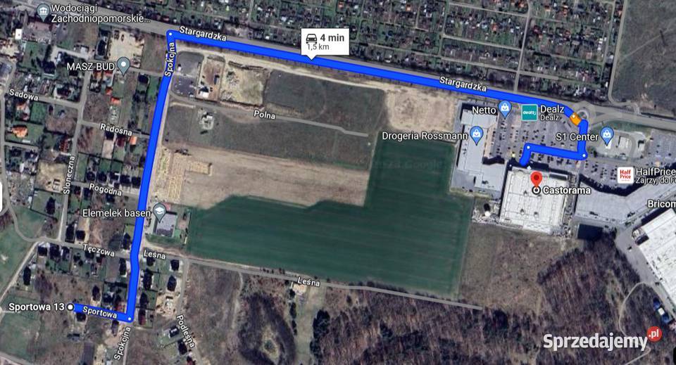 działka budowlana Stargard Lipnik zamiana na zachodniopomorskie