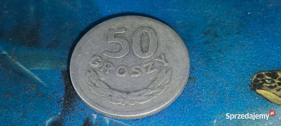Monety PRL 50 groszy 1965 Gliwice