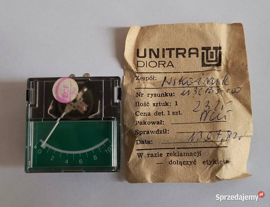 Wskaźnik wychyłowy weigand Unitra DIORA nowy Gdańsk