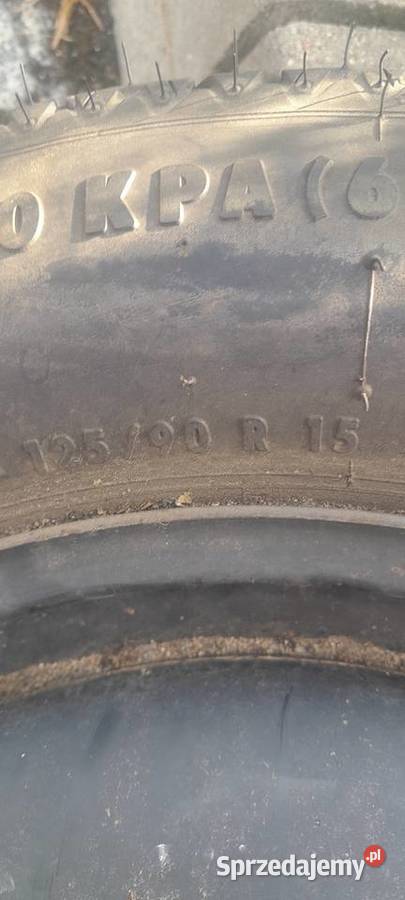 VOLVO V40 KOŁO ZAPASOWE ZAPAS CONTINENTAL T12590 Dobiegniew