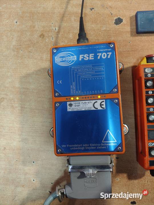 Sterowanie suwnicyDzwigu demag hbc 707 mazowieckie Mińsk Mazowiecki sprzedam