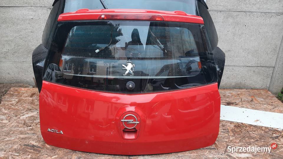 klapa bagażnika Opel Agila B lak ZCFB Dębno