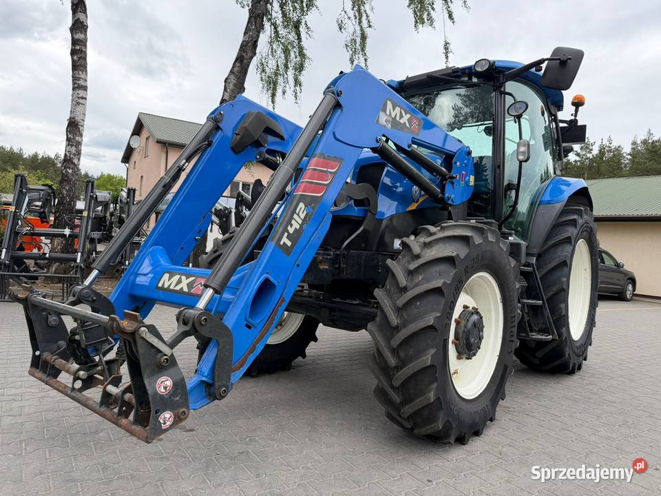 Holland T6120 NH T6020 NH T6140 Case Puma Rolnictwo mazowieckie Laskowiec