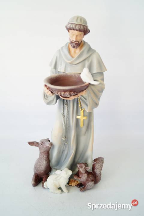Święty Franciszek figura ładnie wykonana Antyki Gizałki sprzedam