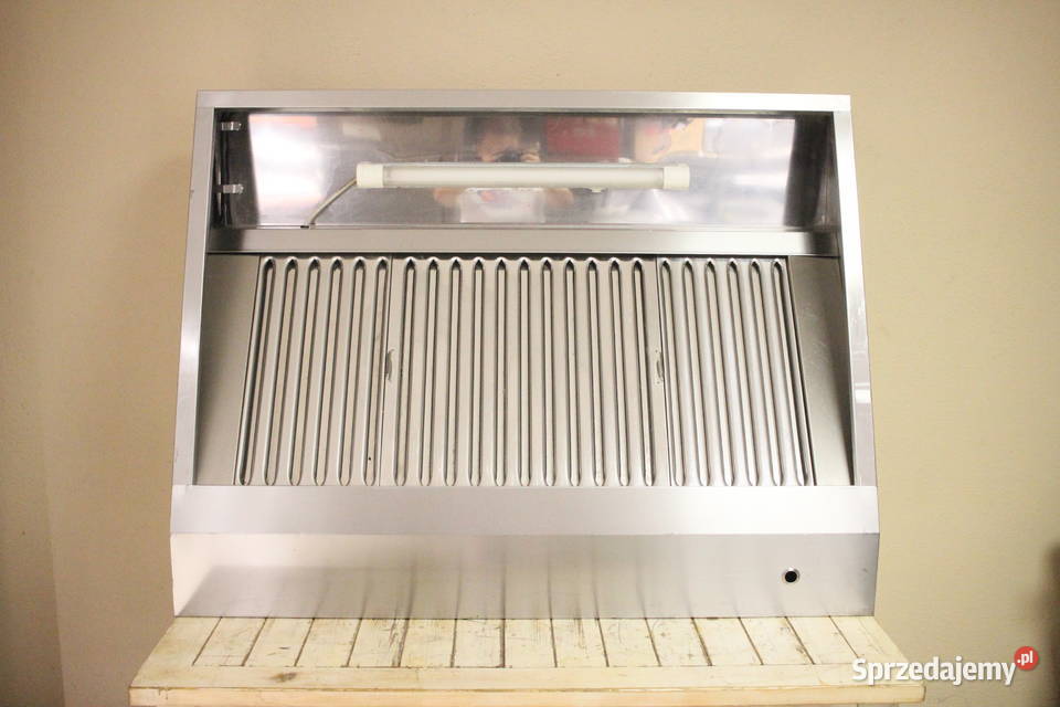 Okap nierdzewny przyścienny 120 x 90 FILTRY śląskie Pszczyna