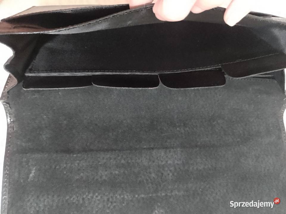 Real Leather Duży skórzany Portfel z Londynu Kraków